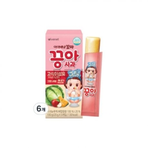 아이배냇 꼬마 끙아젤리 사과 100g (6개)_이미지