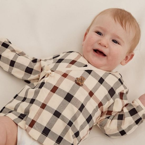 하우스 체크 가디건 안감 순면 100 ETM11VE01M_BG