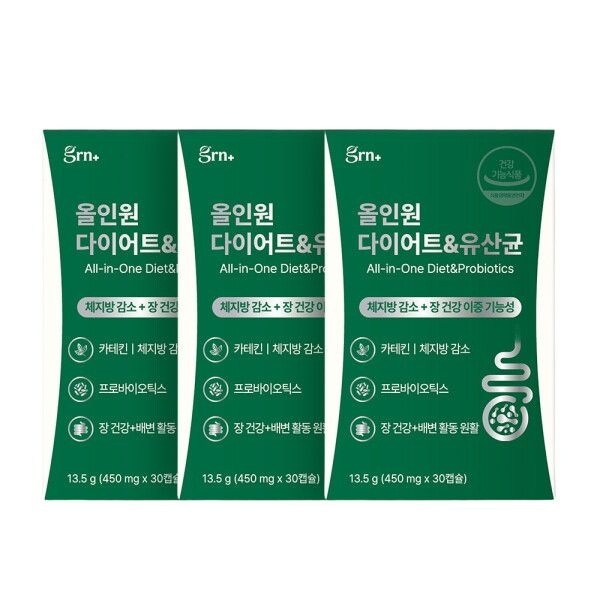 GRN 올인원 다이어트&유산균 30정