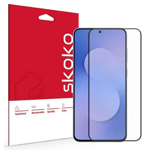 스코코  갤럭시S25 FE 2.5D 풀커버 9H 강화유리 액정보호필름 (액정 1매)