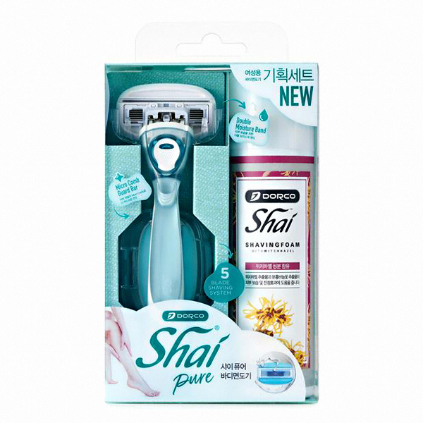 도루코 샤이 퓨어 (면도기1개+날1개+폼)_이미지