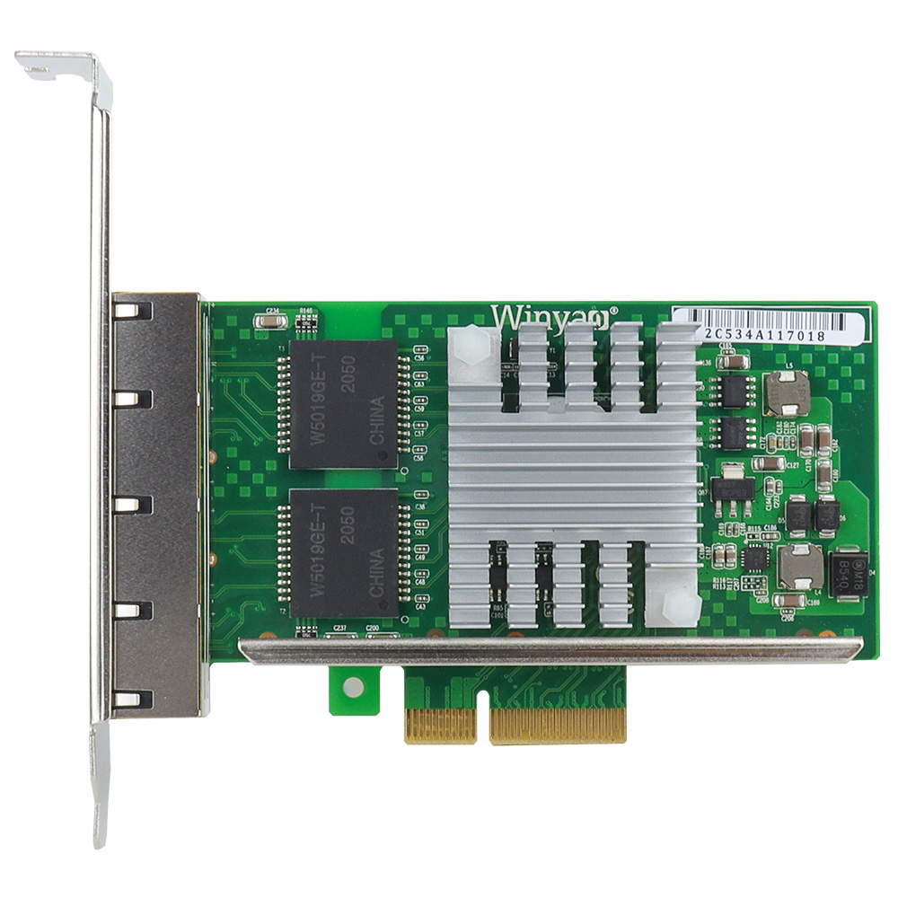 에즈윈아이피씨 WYI350-T4V2 PCIeX4 기가비트 랜카드_이미지