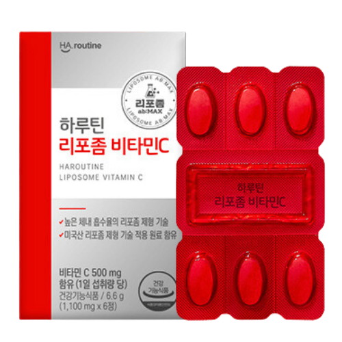  하루틴 리포좀 비타민C 1100mg 6정 [5개]