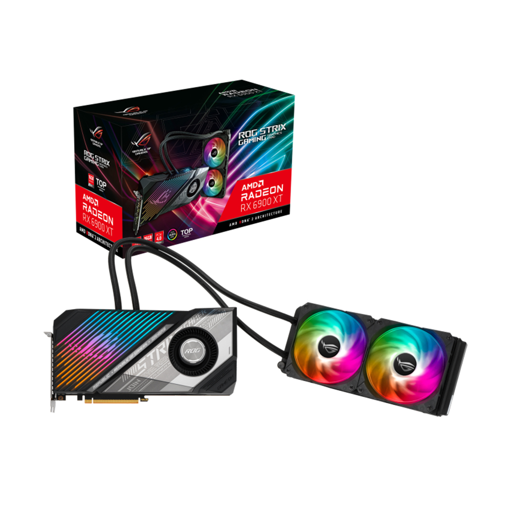 ASUS ROG STRIX LC 라데온 RX 6900 XT T16G GAMING D6 16GB 대원씨티에스