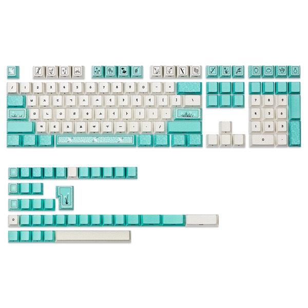 몬스타 고려청자 한글 훈민정음 키캡_이미지