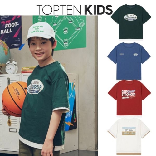 탑텐키즈 공용 COOL Air 코튼 레이어드 T MKG2TS3004