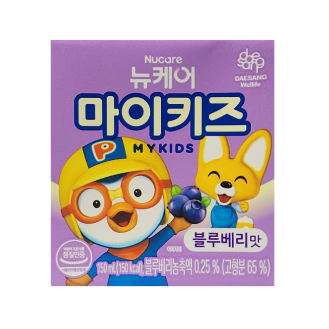 뉴케어 마이키즈 블루베리맛 150ml (12개)_이미지