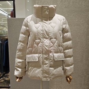  메종블랑쉬 하트경량숏점퍼 M254JJDA52D