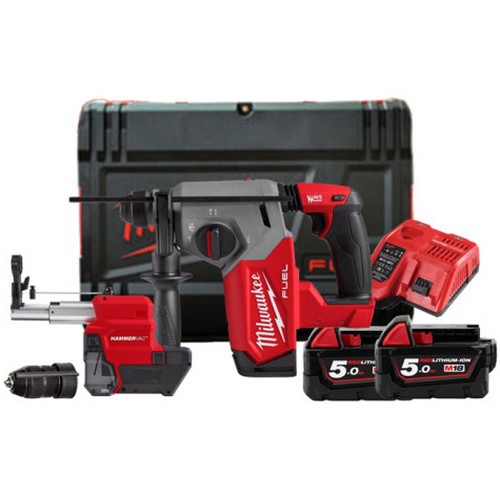 밀워키 M18 FHX + M18 FDDEXL 집진기 세트 (5.0Ah, 배터리 2개)_이미지