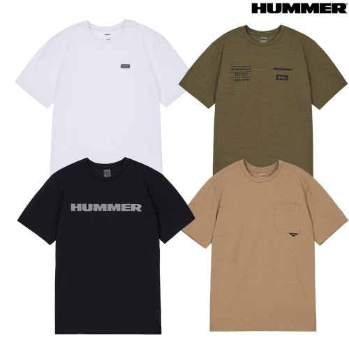 험머 남성 소로나 라운드티 _H24SMTSD01_이미지