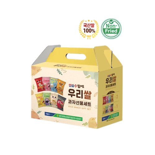 청원생명농협 쌀이요 우리쌀 과자 선물세트 25g x 12개 (1개)