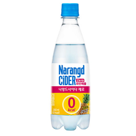 동아오츠카 나랑드 사이다 제로 파인애플 350ml (20개)