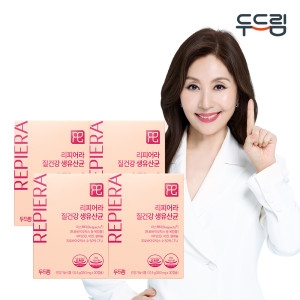 두드림 리피어라 질건강 생유산균 350mg 30캡슐 (4개)_이미지