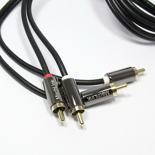 마하링크 2RCA to 2RCA 케이블 (ML-2RH050, 5m)_이미지