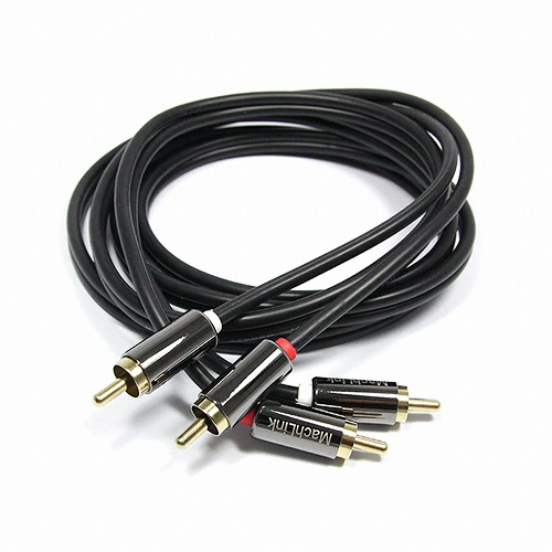 마하링크 2RCA to 2RCA 케이블 (ML-2RH050, 5m)_이미지