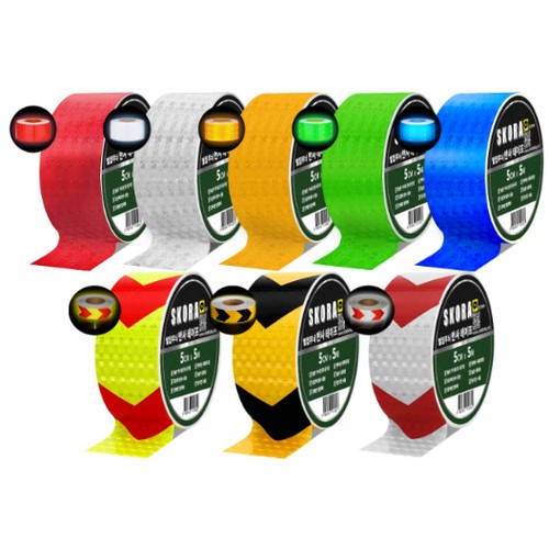 스코라 고휘도 반사 테이프 50mm (5m, 2개)