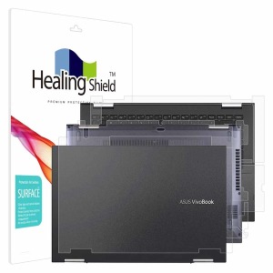 폰트리 힐링쉴드 ASUS 비보북 플립 14 TP470EA 무광 외부보호필름 (3종 세트)