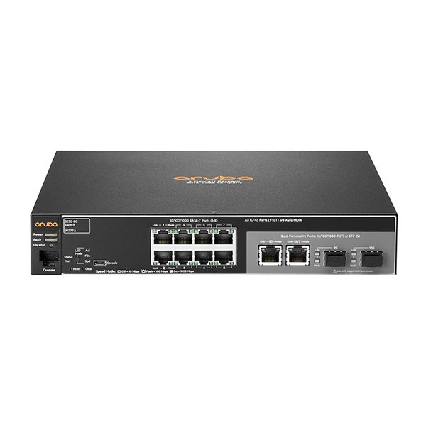 HPE Aruba 2530-8G (J9777A) 스위치허브_이미지