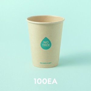 아이엠그리너 13온스 대나무 테이크아웃 종이컵 (100개)