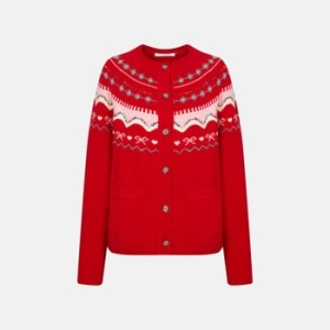 기비 노르딕 패턴 울 니트 가디건 GY25W4FRGS275_이미지