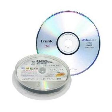 DataTrunk CD-R 800MB 48x 케익 실버 (10장)_이미지