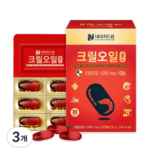 네이처드림 크릴오일 골드 30캡슐
