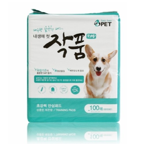 투투펫 작품 패드 그린 100매 (1개)_이미지