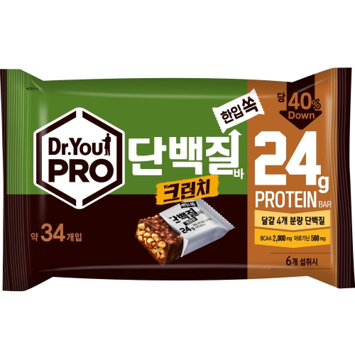 오리온 닥터유 프로단백질바 크런치 한입쏙 420g이미지입니다. 누르면 해당 게시물로 새창이동합니다.