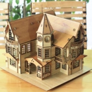 나디자인 나무모형 건축모형  Fantasy Mansion