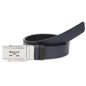 BALLY 남성 가죽 양면 벨트 GYLL 35 M 677 NAVY