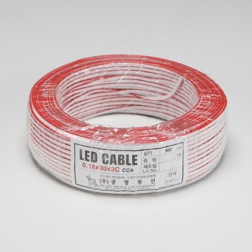 LED 조명 전선 0.75SQ x 2C 100m