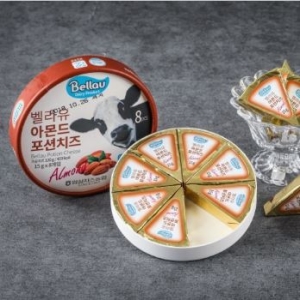 임실치즈농협 벨라유 아몬드 포션치즈 120g (1개)