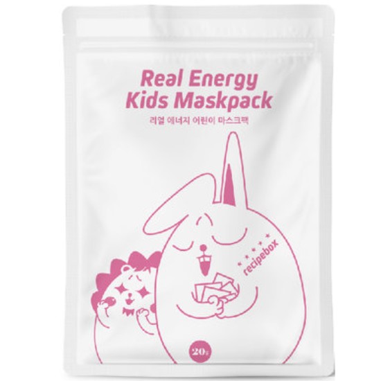 레시피박스 리얼 에너지 키즈 마스크팩