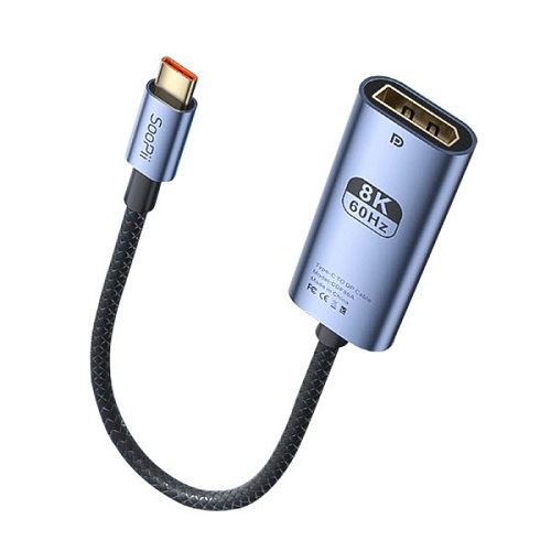 SooPii CDF86A Type C to DP 젠더 (0.15m)