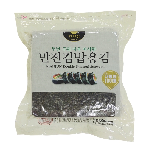 두번 구워 더욱 바삭한 김밥용김 100매 230g 1개