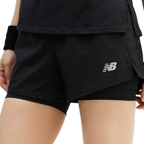 뉴발란스 러닝 3부 2in1 숏팬츠 NBNVE2P122