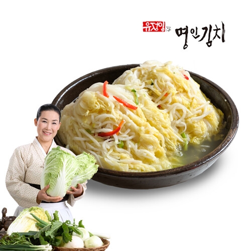 풍미식품 식품명인 유정임 백김치 3kg (1개)_이미지