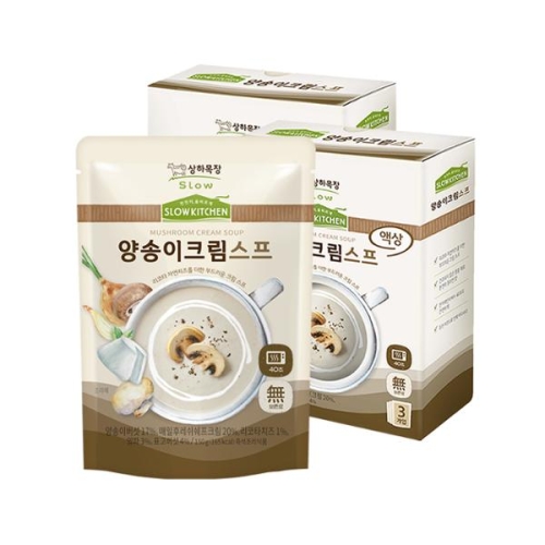 매일유업 상하키친 양송이크림스프 150g (2개)_이미지