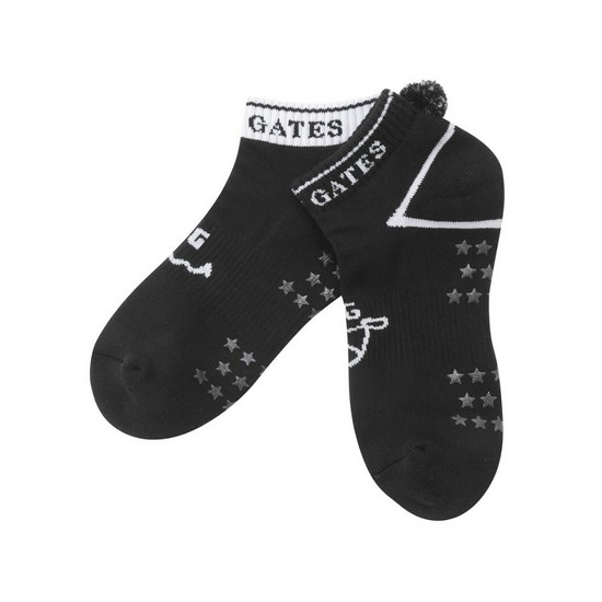 파리게이츠 폼폼이 포인트 단목 양말 521D3SC002_BK