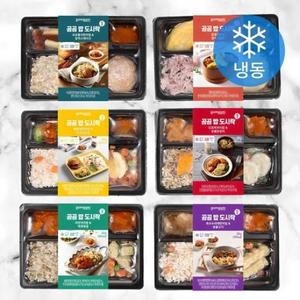 곰곰 밥 도시락 시즌2 6종 혼합 (12개)_이미지