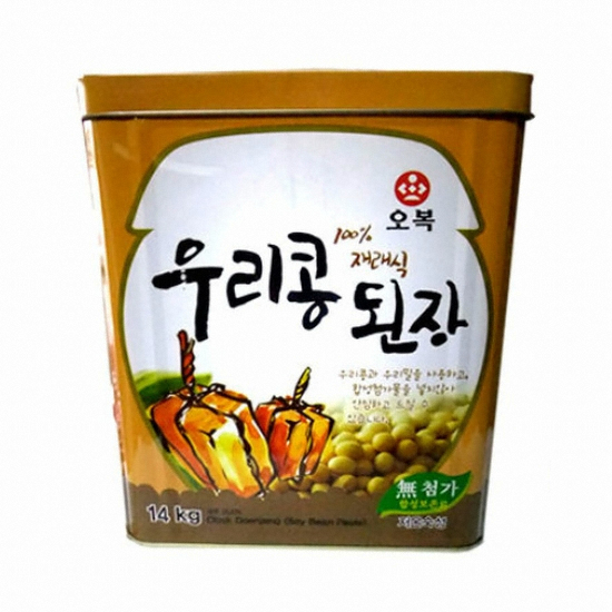 오복식품 우리콩 재래식 된장 14kg (1개)_이미지