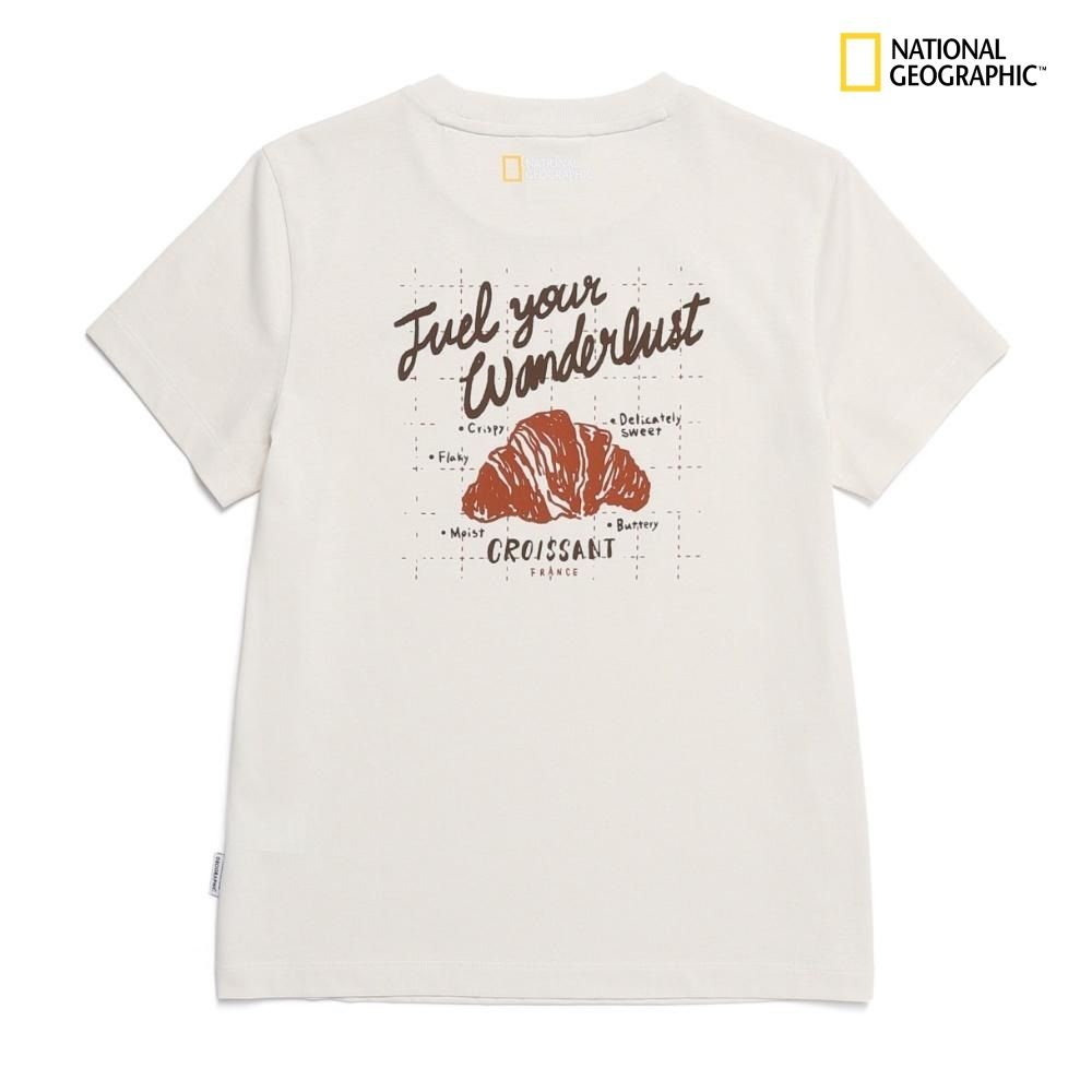 내셔널지오그래픽 오비스 크루아상 그래픽 베이직핏 반팔 티셔츠 N252WTS050_이미지