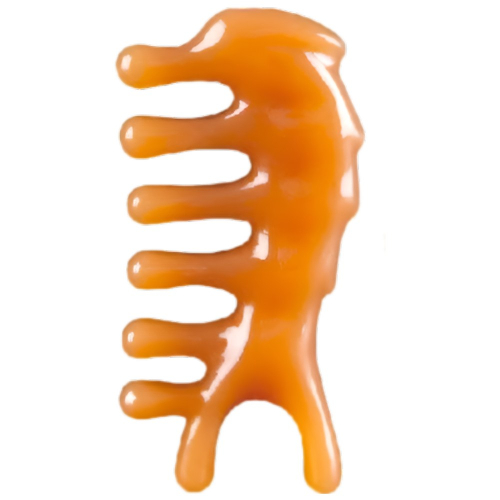 떼루와 두피 괄사 마사지기 빗