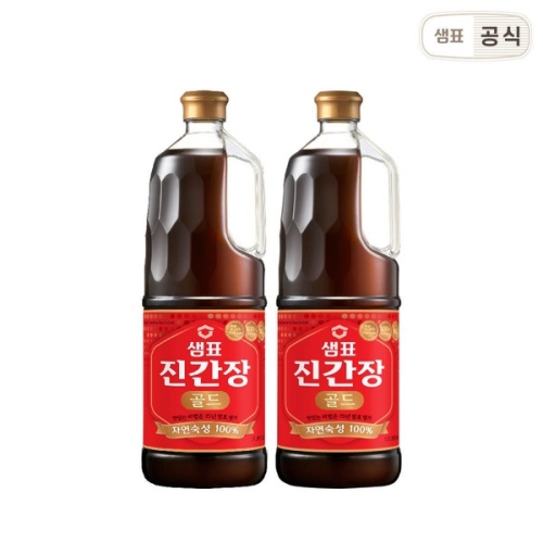 샘표 진간장 골드 1.7L (2개)_이미지