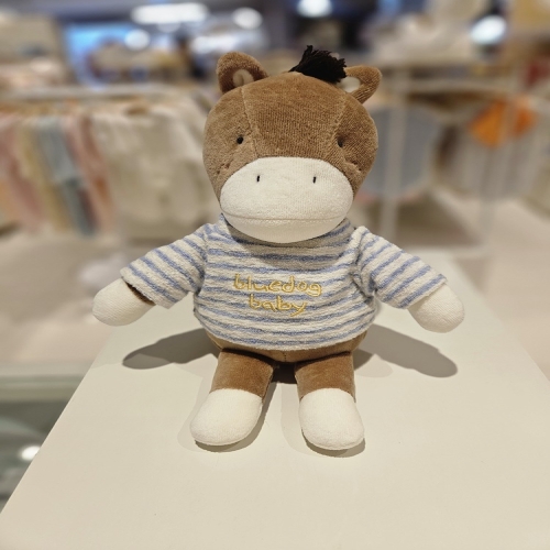 서양네트웍스 블루독베이비 hu 25.FW BR 큐티말삑삑이인형 45W70-BHB-01 말띠인형/애착인형/딸랑이/삑삑이인형/말인형