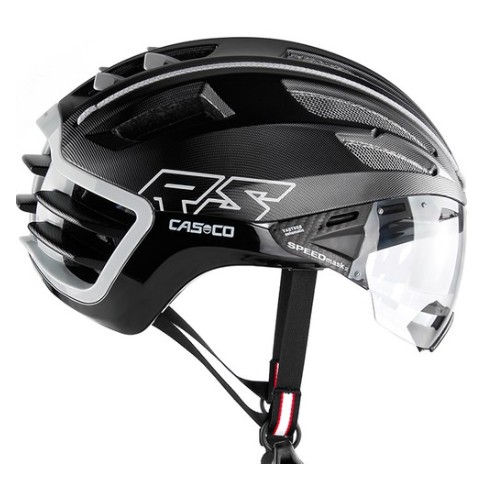 카스코 스피드에어로2 RS 자전거 헬멧 + 바이저 (블랙)