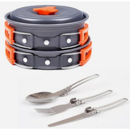 경량 1-2인용 알루미늄 코펠 6p