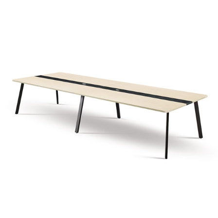 [불명] 오프셋퍼니처 모던 파스텔오크 빅와이드 회의테이블 (3000x1200)_이미지