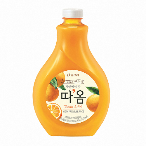 빙그레 따옴 오렌지 1.6L (2개)_이미지