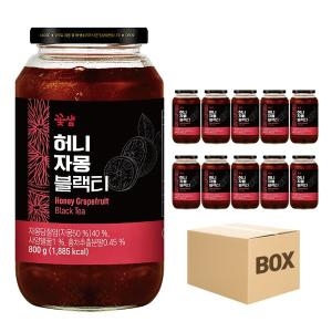 꽃샘식품 허니 자몽 블랙티 800g (10개)